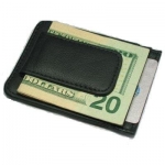 Fine Leather Hand Crafted Mans Man's Mens Men's Mini Wallet Credit Card Holder with Magnetic Money Clip