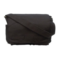 Rothco Classic Heavyweight Messenger Bag - IN BLACK!