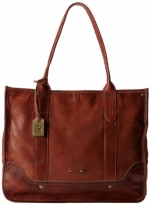 FRYE Campus Shopper Shoulder Bag,Saddle,One Size
