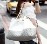 Ginkgo Store Brand New Korean Lady Hobo Tote PU leather handbag shoulder bag For Woman Brown