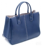 Ginkgo Store® Fashion Women Korea Simple Style PU leather Clutch Handbag Bag Totes Purse Blue
