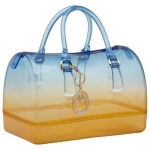 MG Collection ALBA Stylish Blue / Yellow Gradient Fashion Doctors Candy Hand Bag