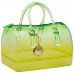 MG Collection ALBA Stylish Green / Lime Gradient Fashion Doctors Candy Hand Bag