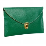 Womens Envelope Clutch Chain Purse Lady Handbag Tote Shoulder Hand Bag-Green