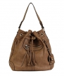 Scarleton Large Drawstring Handbag H107808 - Beige