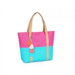 Biachieveway TD109Bag Rose Fashion Stripe Single Shoulder Canvas Bag Women's Handbag