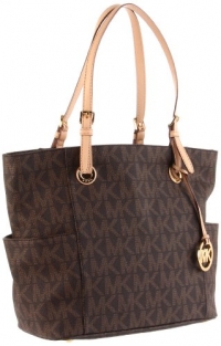 MICHAEL Michael Kors Signature Tote,Brown,one size