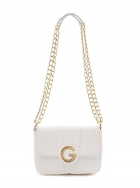 G by GUESS Women's Lorraine Cross-Body Bag, WHITE