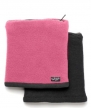 Sprigs Womens Fleece Banjee Wrist Wallet (Black/Pink)