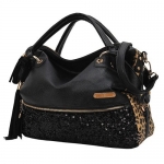 Flying Birds 2014 Fashion Sexy Casual Leopard Print Handbag Paillette Shoulder Bags Messenger Bag HD6124