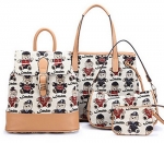 Buenocn Women Large Capacity Handbags Casual Leisure Handbag for Women Ls1133 (bear beige)