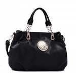 MyLux® Women Desinger Inspired X-Large Shoulder Handbag Hobo 61356 (Bk)