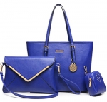 Buenocn Women Large Capacity Handbags Casual Leisure Handbag for Women Ls1133 (SHY682 blue)