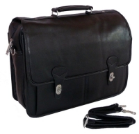 World Traveler Deluxe Doctor-Style Flap-Over Computer Briefcase