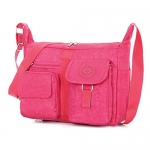Women's Shoulder Bags Casual Handbag Travel Bag Messenger Cross Body Nylon Bags Pink
