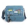 MiCoolker Multifunction Versatile Canvas Bag Handbag Shoulder Bag Leisure Change Packet Blue
