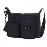Women's Shoulder Bags Casual Handbag Travel Bag Messenger Cross Body Nylon Bags Black