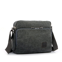 MiCoolker Multifunction Versatile Canvas Bag Handbag Shoulder Bag Leisure Change Packet Grey