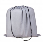 2 Piece Thick Non-woven Dust Bag Beam Port Drawstring Pouch (Gray)