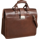 AmeriLeather Leather Doctor's Carriage Bag (Brown)