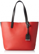 Kenneth Cole Reaction Clean Slate Shopper Tote Bag, Red, One Size