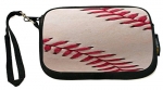 UKBK Baseball Close-Up Design Neoprene Clutch Wristlet with Safety Closure - Ideal case for Camera, Universal Cell Phone Case etc..