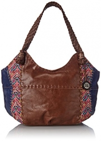 The Sak Indio Satchel Bag, Pink Embroidery, One Size