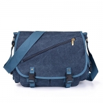 Casual Canvas Messenger Bag Crossbody Bag Shoulder Bag Sw1079 (Blue)