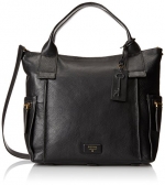 Fossil Emerson Top Handle Bag, Black, One Size