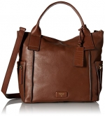 Fossil Emerson Satchel, Brown, One Size