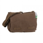 Brown Classic Army Messenger Heavy Weight Shoulder Bag
