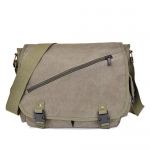 Casual Canvas Messenger Bag Crossbody Bag Shoulder Bag Sw1079 (Army Green)