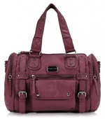 Scarleton Soft Barrel Shoulder Bag H148516 - Purple