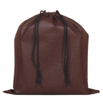 2 Piece Non-woven Breathable Dust-proof Drawstring Storage Pouch (Coffee)