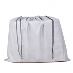 2 Piece Non-woven Breathable Dust-proof Drawstring Storage Pouch (Gray)