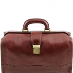 Tuscany Leather Raffaello - Doctor leather bag Brown