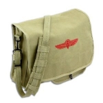 Retro Canvas Paratrooper Messenger Bag