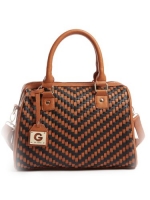 G by GUESS Women's Melody Box Satchel, CAMEL MULTI