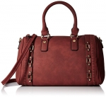 MG Collection Bowler Tote Bag, Merlot, One Size