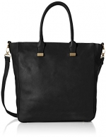 MG Collection Penelope 2 in 1 Bucket Tote Shoulder Handbag, Black, One Size