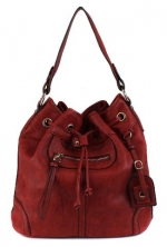 Scarleton Large Drawstring Handbag H107810 - Red