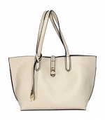 Tutilo Designer Handbags: Feature Tote - Ivory