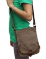 Otium 21223AMG Cotton Canvas Cross Body Small Messenger Bag Shoulder Handbag,Dark Grey