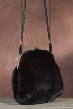 Women's Mink Fur Muff Handbag