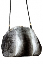 Chinchilla Fur Muff Handbag