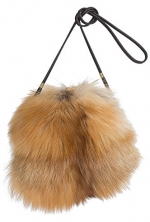 Canada Red Fox Fur Muff Handbag