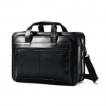 Samsonite Leather Expandable Briefcase (Black)
