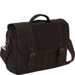 Samsonite Colombian Leather Flapover Case (One Size, Dark Brown)