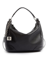G by GUESS Women's Georgine Hobo Bag, BLACK