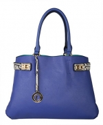 Diophy Top Handles Animal Print Magnetic Closure Tote Women Business Fashion Multi Pocket Usage Handbag Purse AB-001 Blue